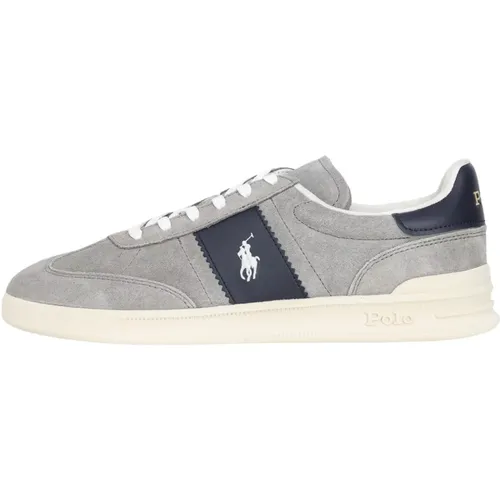 Sneakers Grau , Herren, Größe: 40 EU - Ralph Lauren - Modalova