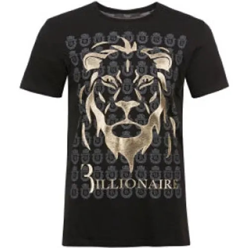 T-shirt with Printed Logo , male, Sizes: S, XS - Billionaire - Modalova