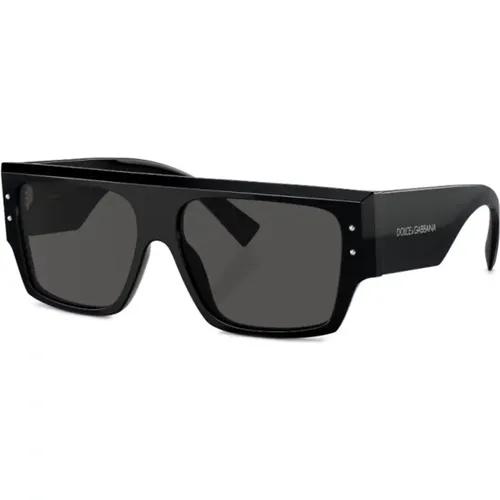 Schwarze Sonnenbrille mit Original-Etui , Damen, Größe: 56 MM - Dolce & Gabbana - Modalova