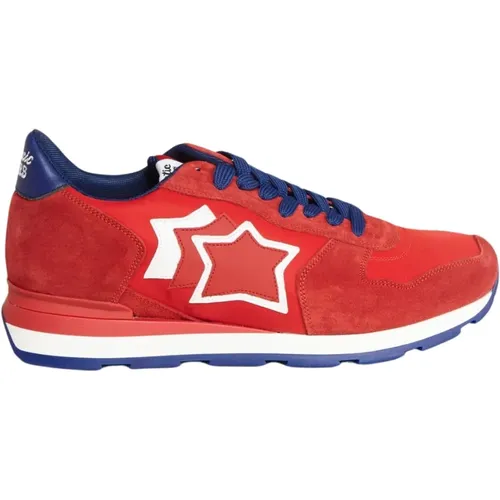 Suede Panelled Trainers , male, Sizes: 6 UK - atlantic stars - Modalova