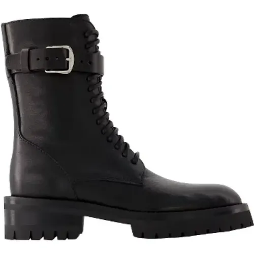 Leather Boots , female, Sizes: 5 UK, 4 UK - Ann Demeulemeester - Modalova