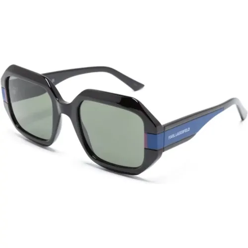 Schwarze Sonnenbrille mit Original-Etui - Karl Lagerfeld - Modalova