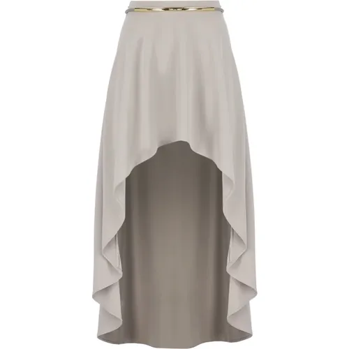 Skirts Grey , female, Sizes: M, S - Elisabetta Franchi - Modalova