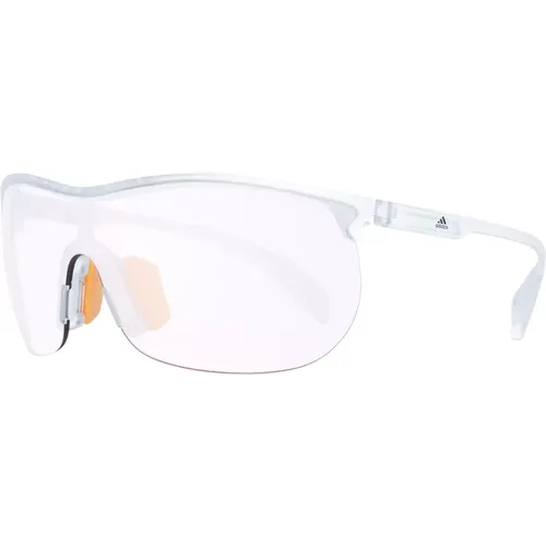 Weiße Damen-Sonnenbrille mit verspiegelten Gläsern , Damen, Größe: ONE Size - Adidas - Modalova