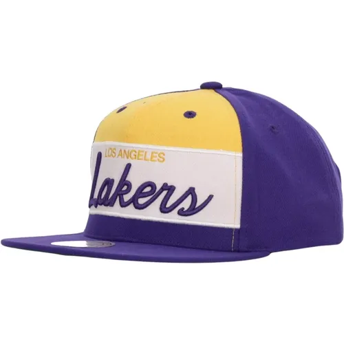 NBA Retro Snapback Cap Lakers , male, Sizes: ONE SIZE - Mitchell & Ness - Modalova