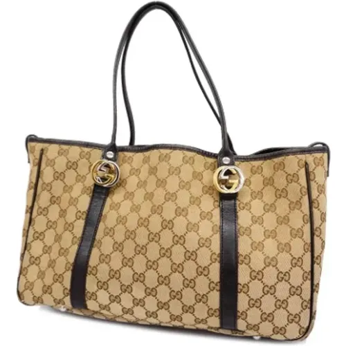 Pre-owned Canvas gucci-bags , female, Sizes: ONE SIZE - Gucci Vintage - Modalova