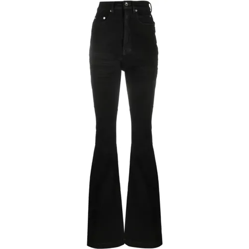High Waist Jeans with Clic Five Pockets , female, Sizes: W26, W27 - Rick Owens - Modalova