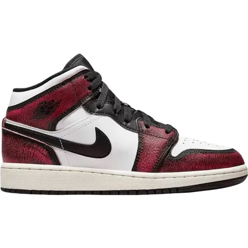 Limitierte Auflage Air Jordan 1 Mid Chicago , Herren, Größe: 35 1/2 EU - Nike - Modalova