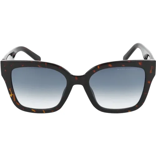 Stylische Sonnenbrille Modell 658/S,Havana/Light Blue Shaded Sunglasses,Stylische Sonnenbrille Marc 658/S,/ Shaded Sunglasses - Marc Jacobs - Modalova