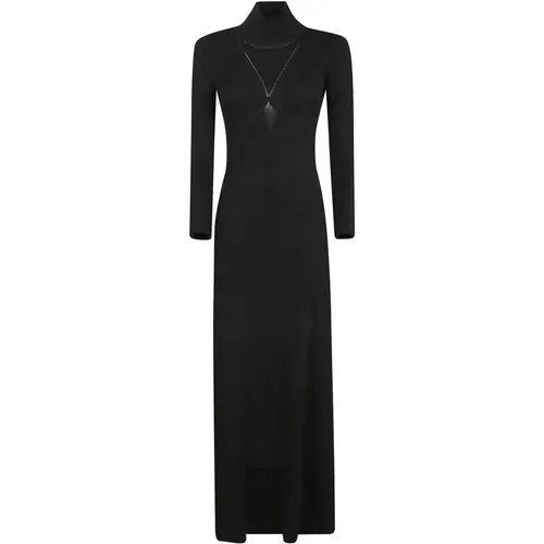 Obsidian Elegantes Schwarzes Kleid - STAUD - Modalova