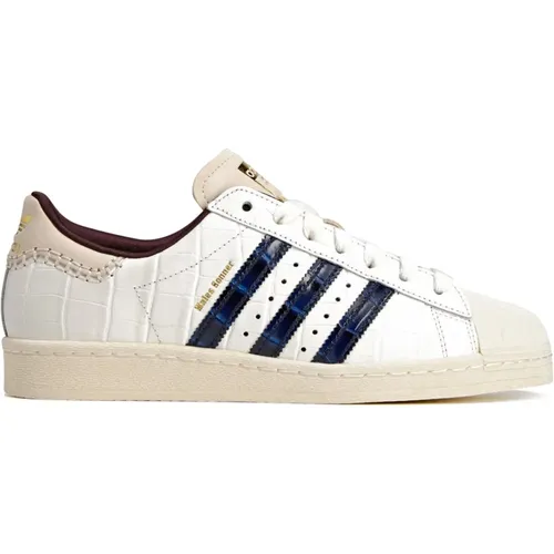 Beige Superstar Stylische Sneakers , Herren, Größe: 41 1/2 EU - Adidas - Modalova