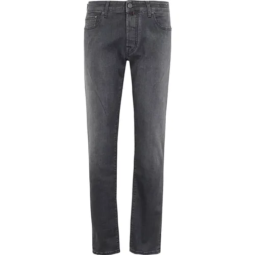 Graue Mittlere Denim-Jeans - Jacob Cohën - Modalova