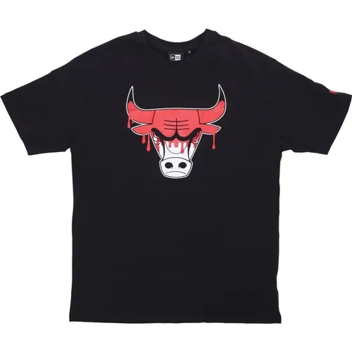 Chicago Bulls Logo Tee Schwarz/Rot - new era - Modalova