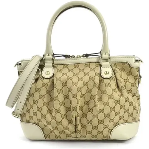 Pre-owned Canvas handbags , female, Sizes: ONE SIZE - Gucci Vintage - Modalova