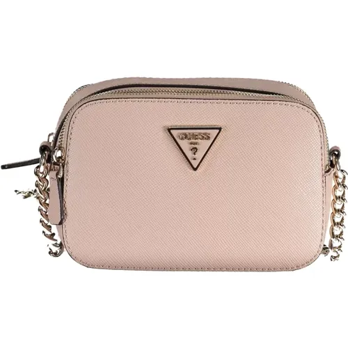 Rosa Crossbody Tasche mit Kettenriemen - Guess - Modalova