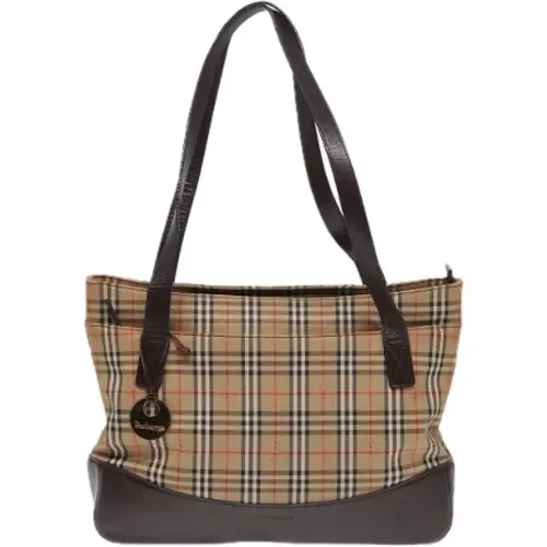 Pre-owned Canvas totes , female, Sizes: ONE SIZE - Burberry Vintage - Modalova