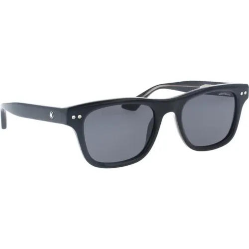 Stylische Sonnenbrille für ultimativen Schutz , Herren, Größe: 53 MM - Montblanc - Modalova