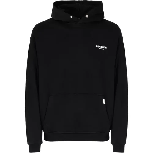 Kapuzenpullover Schwarz Baumwolle - REPRESENT - Modalova