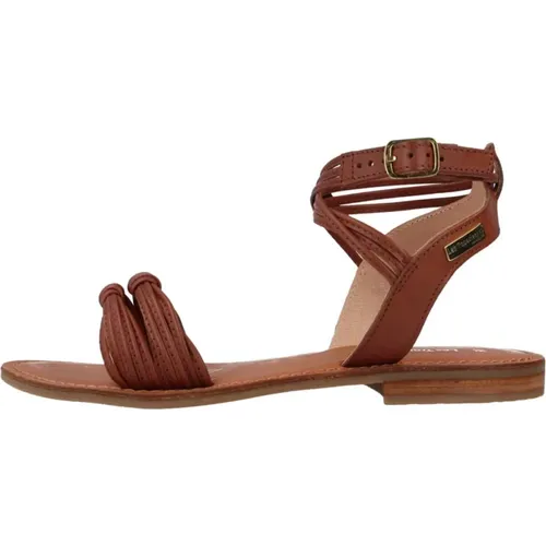 Bequeme Schnallen Flache Sandalen , Damen, Größe: 37 EU - Les Tropeziennes - Modalova