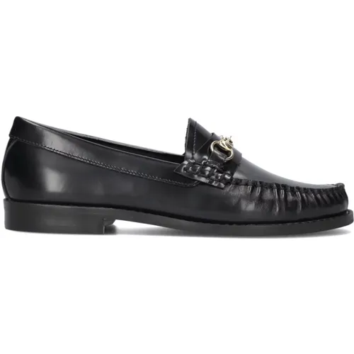 Schwarze Slip-On Schuhe , Damen, Größe: 41 EU - Lina Locchi - Modalova
