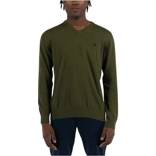 V-Neck Sweater , male, Sizes: 2XL, 3XL, XL - Timberland - Modalova