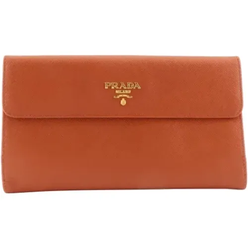 Pre-owned Leather wallets , female, Sizes: ONE SIZE - Prada Vintage - Modalova