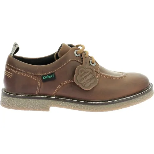 Stylische Leder Derby Schuhe - Kickers - Modalova