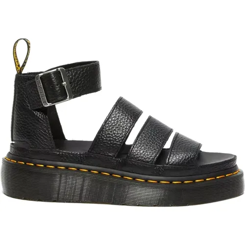 Schwarze Plateau-Sandalen Clarissa II , Damen, Größe: 40 EU - Dr. Martens - Modalova