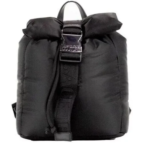 Puffy Nylon Safety Buckle Backpack , Damen, Größe: ONE Size - Versace - Modalova