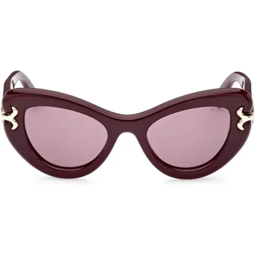Acetat-Sonnenbrille für Frauen , Damen, Größe: ONE Size - EMILIO PUCCI - Modalova