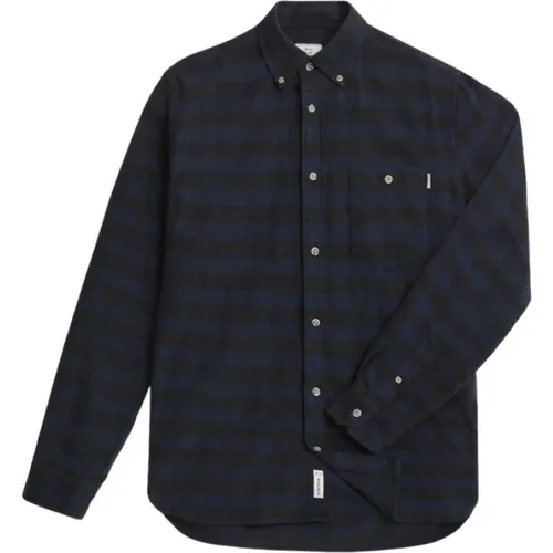 Traditional flannel shirt , male, Sizes: M - Woolrich - Modalova
