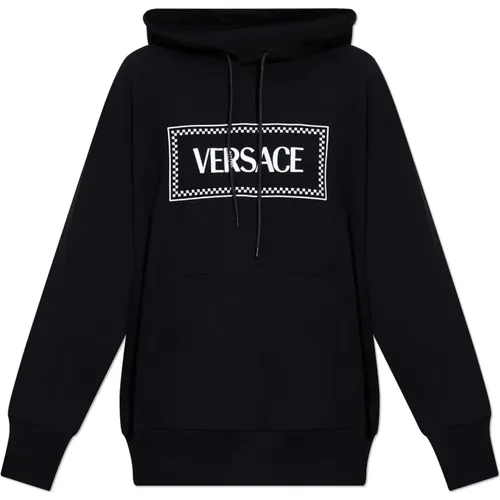 Hoodie mit Logo Versace - Versace - Modalova