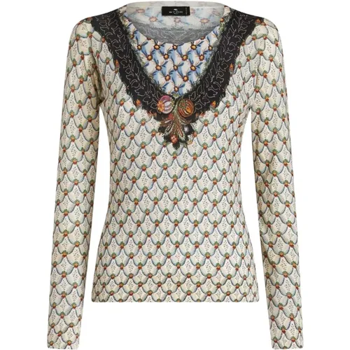 Women Clothing Sweatshirts Multicolour Aw23 , female, Sizes: S - ETRO - Modalova