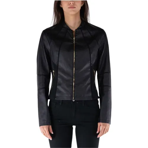 Leather Jackets , female, Sizes: S, M, L - YES ZEE - Modalova