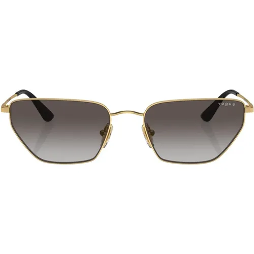 Irregular Metal Frame Sunglasses , female, Sizes: 56 MM - Vogue - Modalova