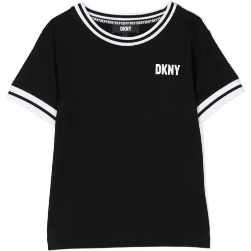 Schwarzes Tee Shirt 09B,Bianco Tee Shirt - DKNY - Modalova