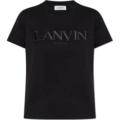 Cotton T-shirt , female, Sizes: M, S - Lanvin - Modalova