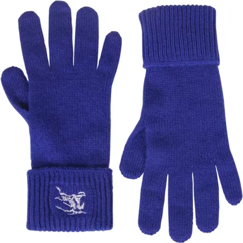 Luxuriöse Cashmere-Handschuhe , Damen, Größe: S/M - Burberry - Modalova