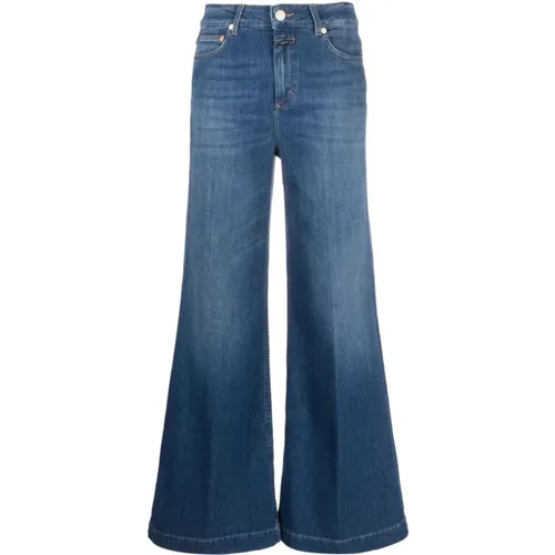 Dunkelblaue Jeans mit Weitem Bein - closed - Modalova