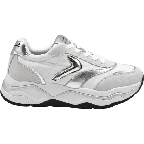 Womens Shoes Laced Silver Ss24 , female, Sizes: 3 UK - Voile blanche - Modalova