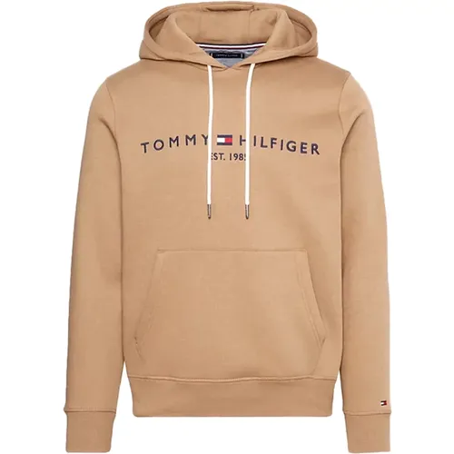 Mw0Mw11599 GW8 Herren Kamel Pullover , Herren, Größe: S - Tommy Hilfiger - Modalova