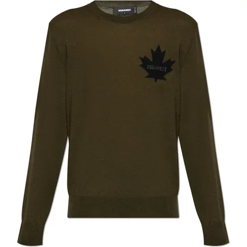 Wool sweater , male, Sizes: S, M, XL, L - Dsquared2 - Modalova