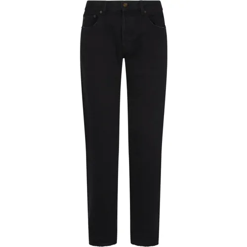 Straight Jeans , male, Sizes: W31, W33, W29 - Saint Laurent - Modalova