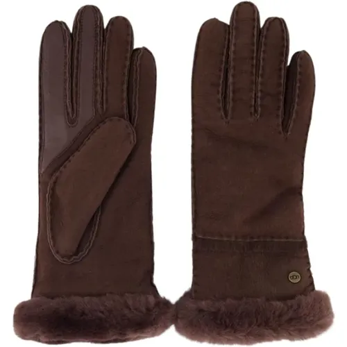 Sheepskin Gloves Burnt Cedar Stylish , female, Sizes: L, M - Ugg - Modalova