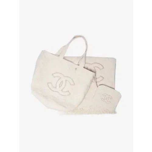 Pre-owned Cotton chanel-bags , female, Sizes: ONE SIZE - Chanel Vintage - Modalova