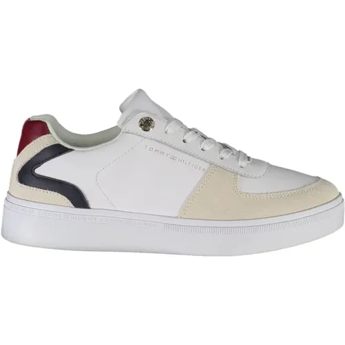 Sportliche Schnürschuhe Weiß Polyester - Tommy Hilfiger - Modalova