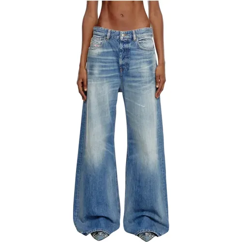 Weite Bein Denim Jeans 1996 D-Sire , Damen, Größe: W26 - Diesel - Modalova