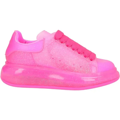 Glitter Sneakers Women Italy Made , female, Sizes: 2 UK - alexander mcqueen - Modalova