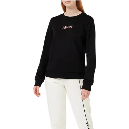 Classic Sweatshirt , female, Sizes: S, XS - Armani Exchange - Modalova