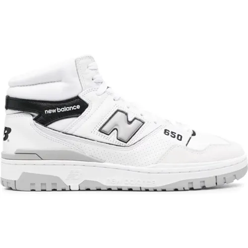 Schwarze und weiße 650 Sneakers , Damen, Größe: 41 1/2 EU - New Balance - Modalova